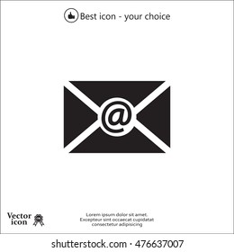 Mail icon. Vector