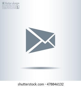 Mail icon. Vector