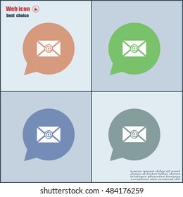 Mail icon. Vector