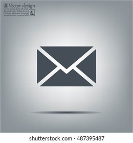 Mail icon. Vector