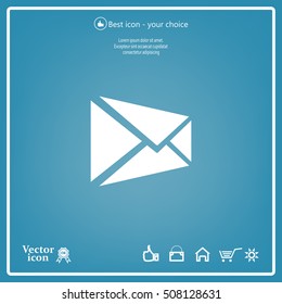 Mail icon. Vector