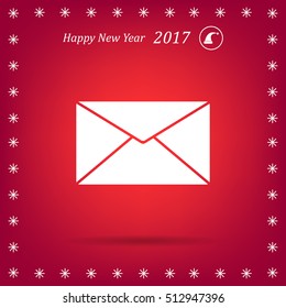 Mail icon. Vector
