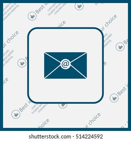 Mail icon. Vector