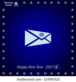 Mail icon. Vector