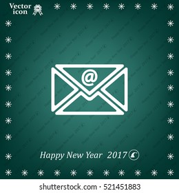 Mail icon. Vector