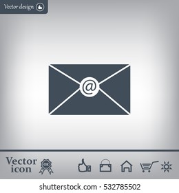 Mail icon. Vector