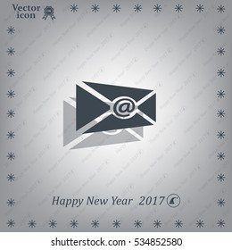Mail icon. Vector