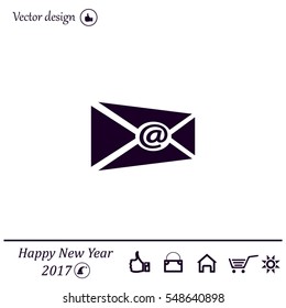 Mail icon. Vector