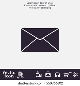 Mail icon. Vector