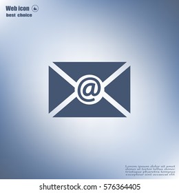 Mail icon. Vector