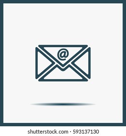 Mail icon. Vector