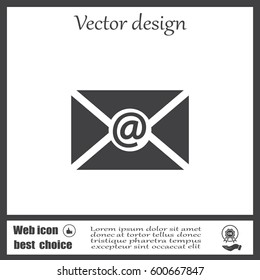 Mail icon. Vector