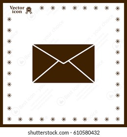 Mail icon. Vector