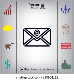 Mail icon. Vector