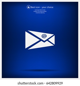 Mail icon. Vector