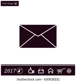 Mail icon. Vector