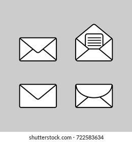 Mail icon vector art