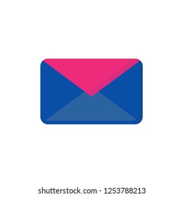 mail icon vector design. flat icon