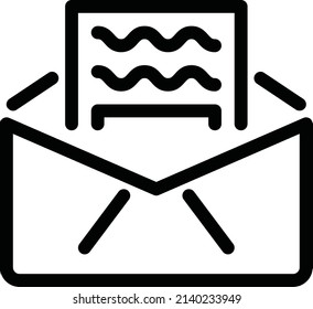 Mail icon vector design flat