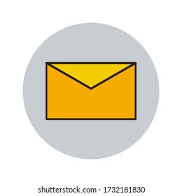 Ilustración de diseño de vectores de correo
