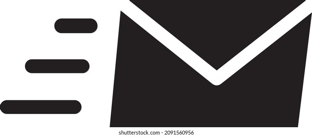 Mailsymbol. E-Mail-Vektordesign. Zeichendesign.eps