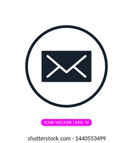 mail icon vector design template