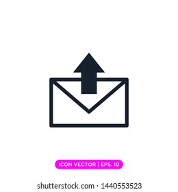 mail icon vector design template