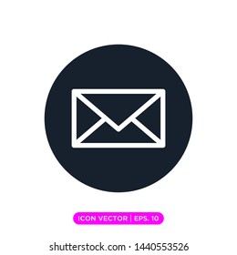 mail icon vector design template