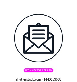 mail icon vector design template