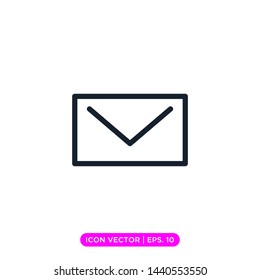 mail icon vector design template
