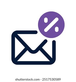 mail icon. vector dual tone icon for your website, mobile, presentation, and logo design.