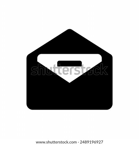 Mail icon vector, element design