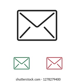 Mail icon vector. Email, envelope symbol