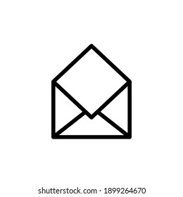 Mail icon vector. email icon vector. E-mail icon. Envelope illustration