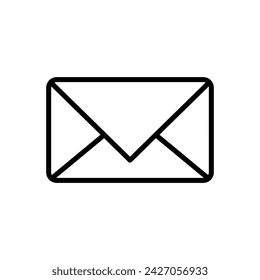 Mail icon vector. email icon vector. E-mail icon. Envelope illustration