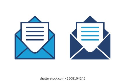 Mail icon vector. email icon vector. E-mail icon. Envelope illustration