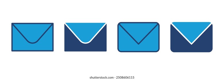 Ícone de e-mail vetor. ícone de e-mail vetor. Ícone de email. Ilustração do envelope