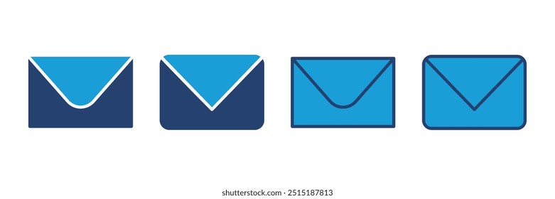 Ícone de e-mail vetor. ícone de e-mail vetor. Ícone de email. Ilustração do envelope