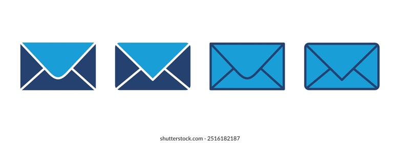 Ícone de e-mail vetor. ícone de e-mail vetor. Ícone de email. Ilustração do envelope