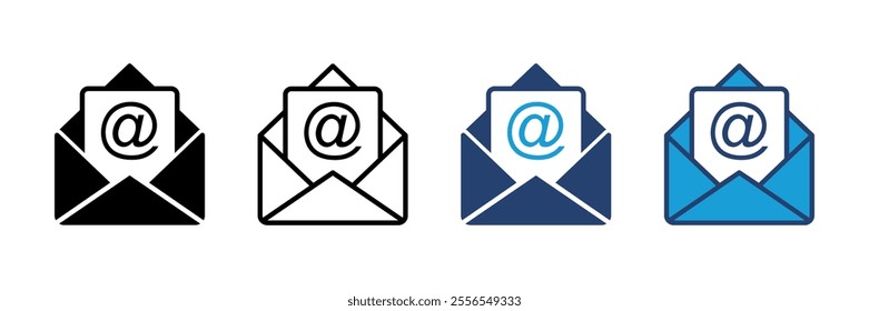 Mail icon vector. email icon vector. E-mail icon. Envelope illustration