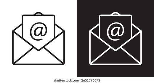 Ícone de e-mail vetor. ícone de e-mail vetor. Ícone de email. Ilustração do envelope