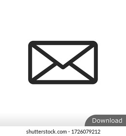 Mail icon vector . Email sign