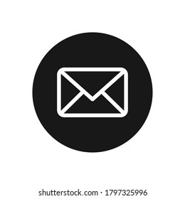 Mail icon vector. Email sign