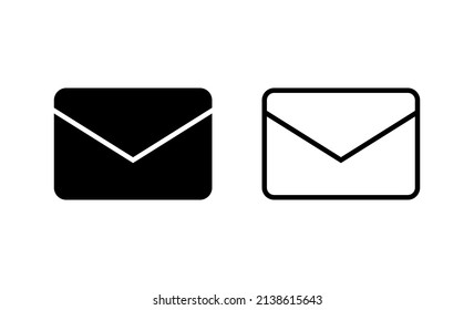 Mail icon vector. email sign and symbol. E-mail icon. Envelope icon