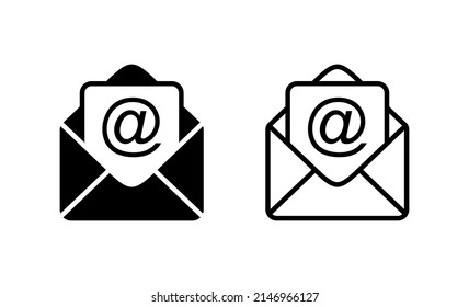 Mail icon vector. email sign and symbol. E-mail icon. Envelope icon