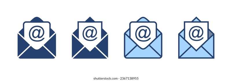 Mail icon vector. email sign and symbol. E-mail icon. Envelope icon