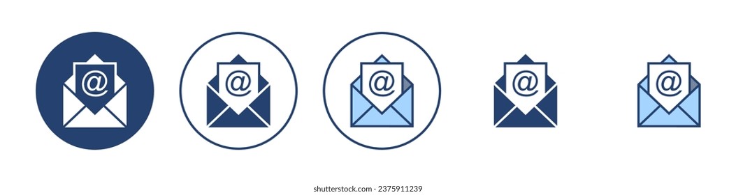Mail icon vector. email sign and symbol. E-mail icon. Envelope icon