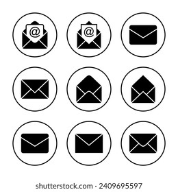Mail icon vector. email sign and symbol. E-mail icon. Envelope icon