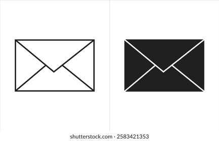 Mail icon vector. email sign and symbol. E-mail icon. Envelope icon