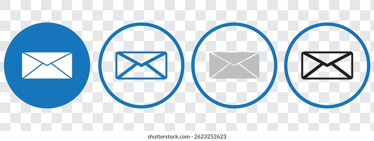 Ícone de email vetor. sinal e símbolo de email. Ícone de email. Ícone Envelope